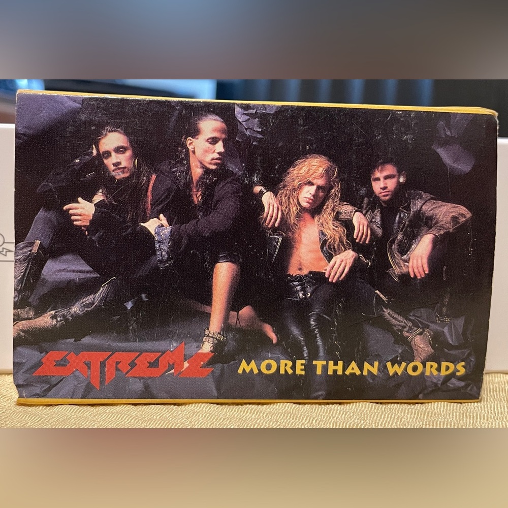 MORE THAN WORDS by EXTREME (CASSETTE SINGLE , 1990)